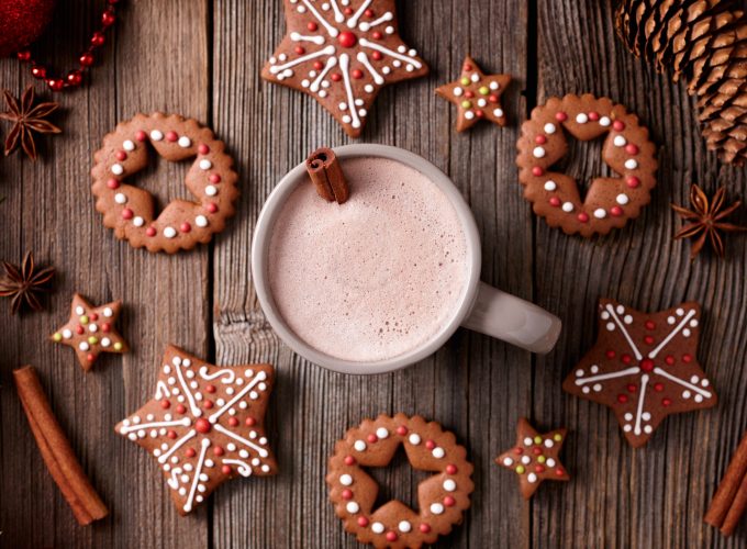 Wallpaper Christmas, New Year, cookies, cocoa, cinnamon, 5k, Food 603714760